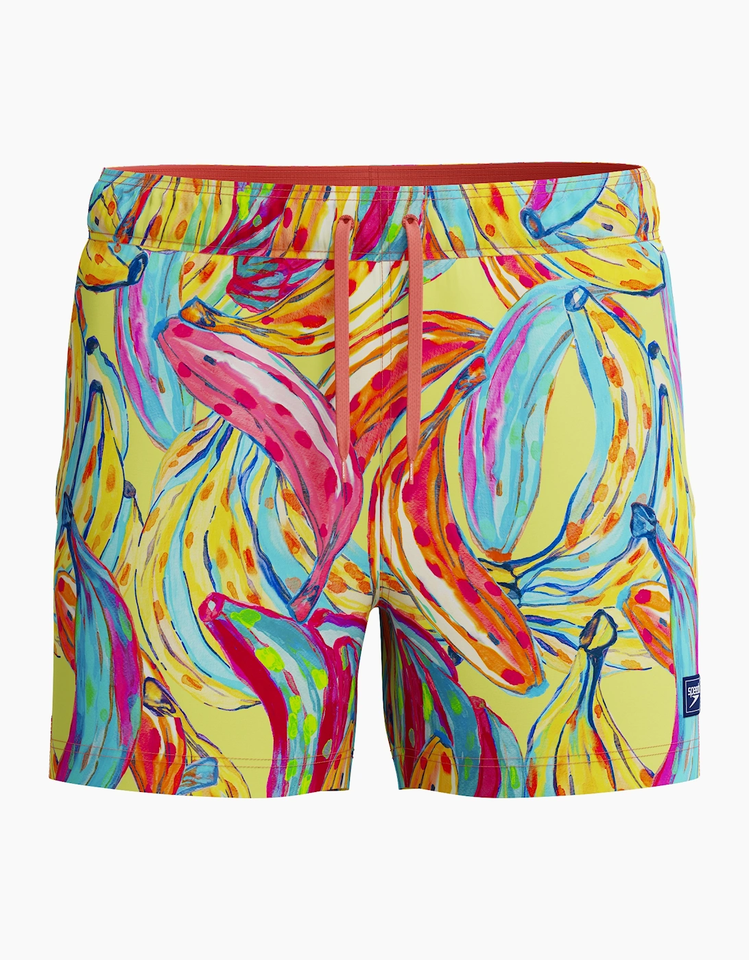 Speedo Men's Speedo Mens Redondo Edge Volley Banana Swim Shorts - Red Yellow Blue