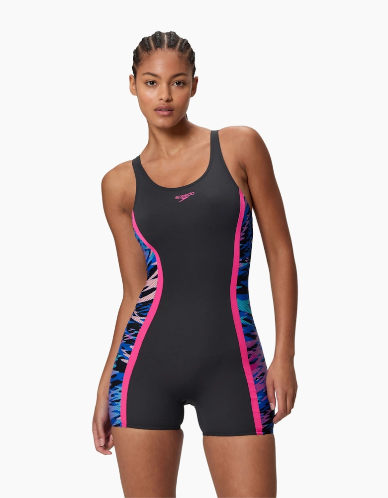 Speedo Womens/Ladies Hyperboom Splice Muscleback Legsuit