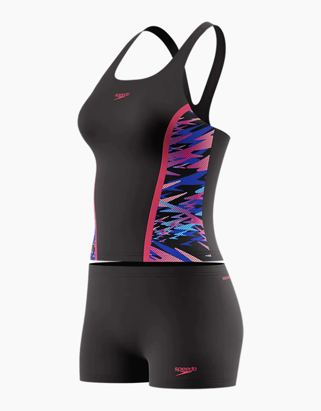 Speedo Womens/Ladies Hyperboom Splice Tankini Set