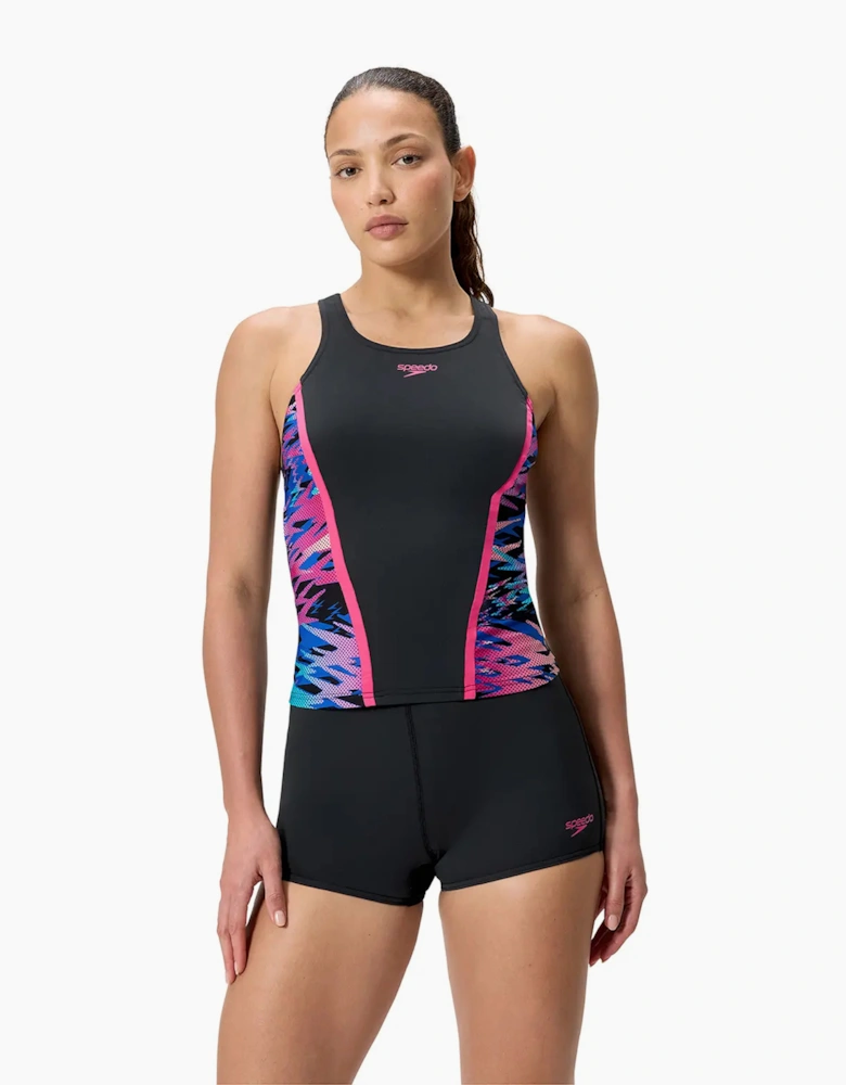 Speedo Womens/Ladies Hyperboom Splice Tankini Set