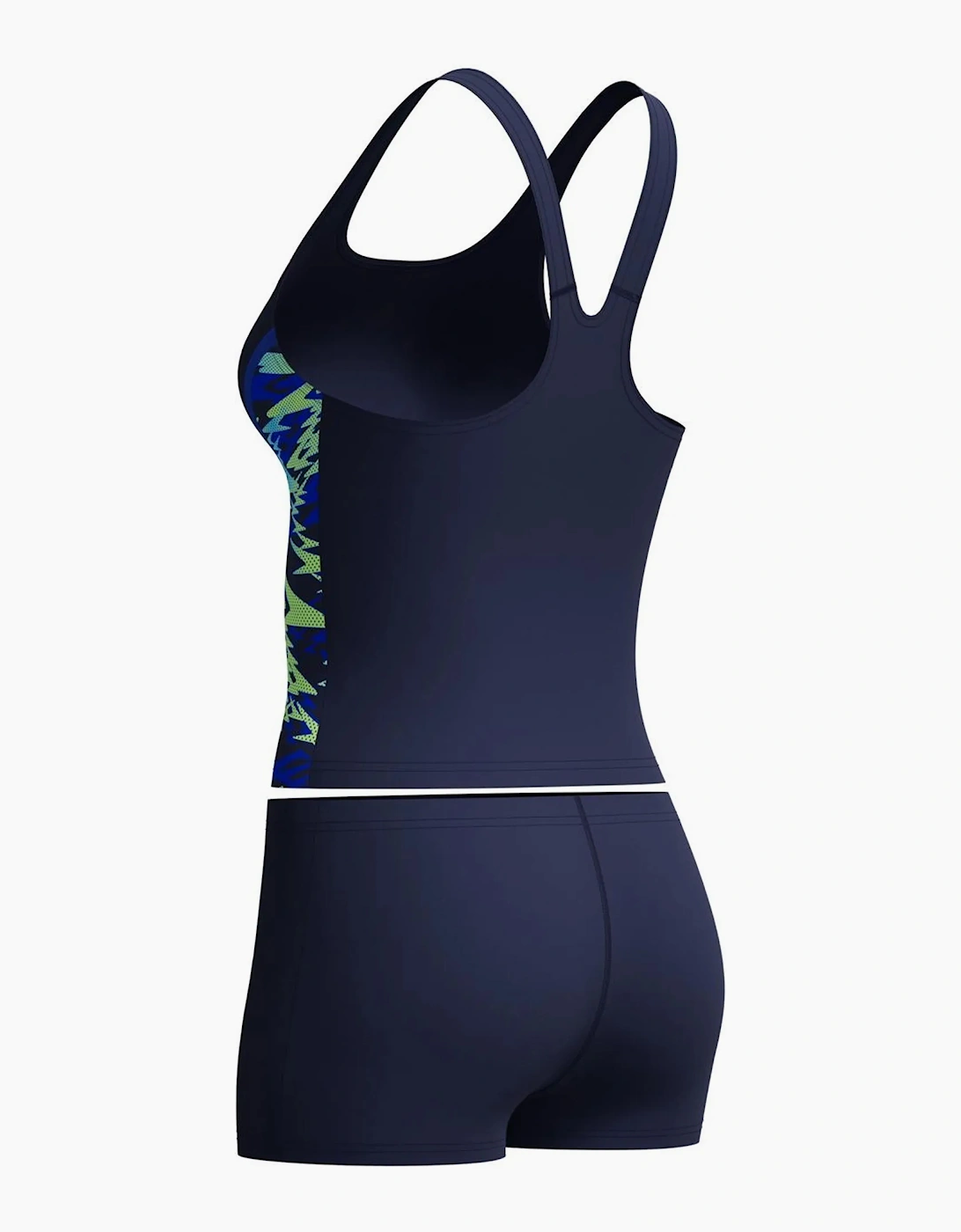 Speedo Womens/Ladies Hyperboom Splice Tankini Set