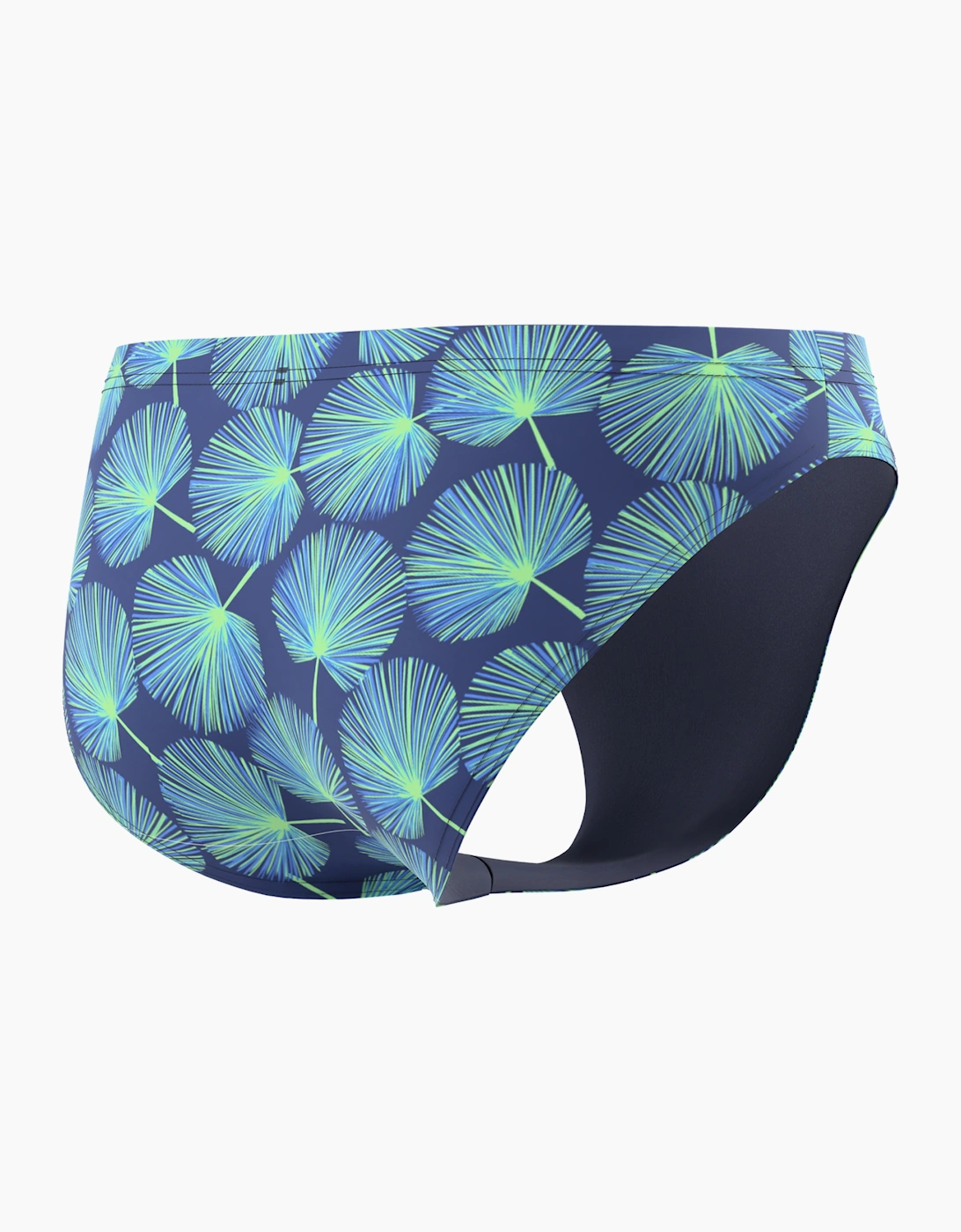 Speedo Mens Beachstar Palm Leaf All-Over Print Swim Briefs