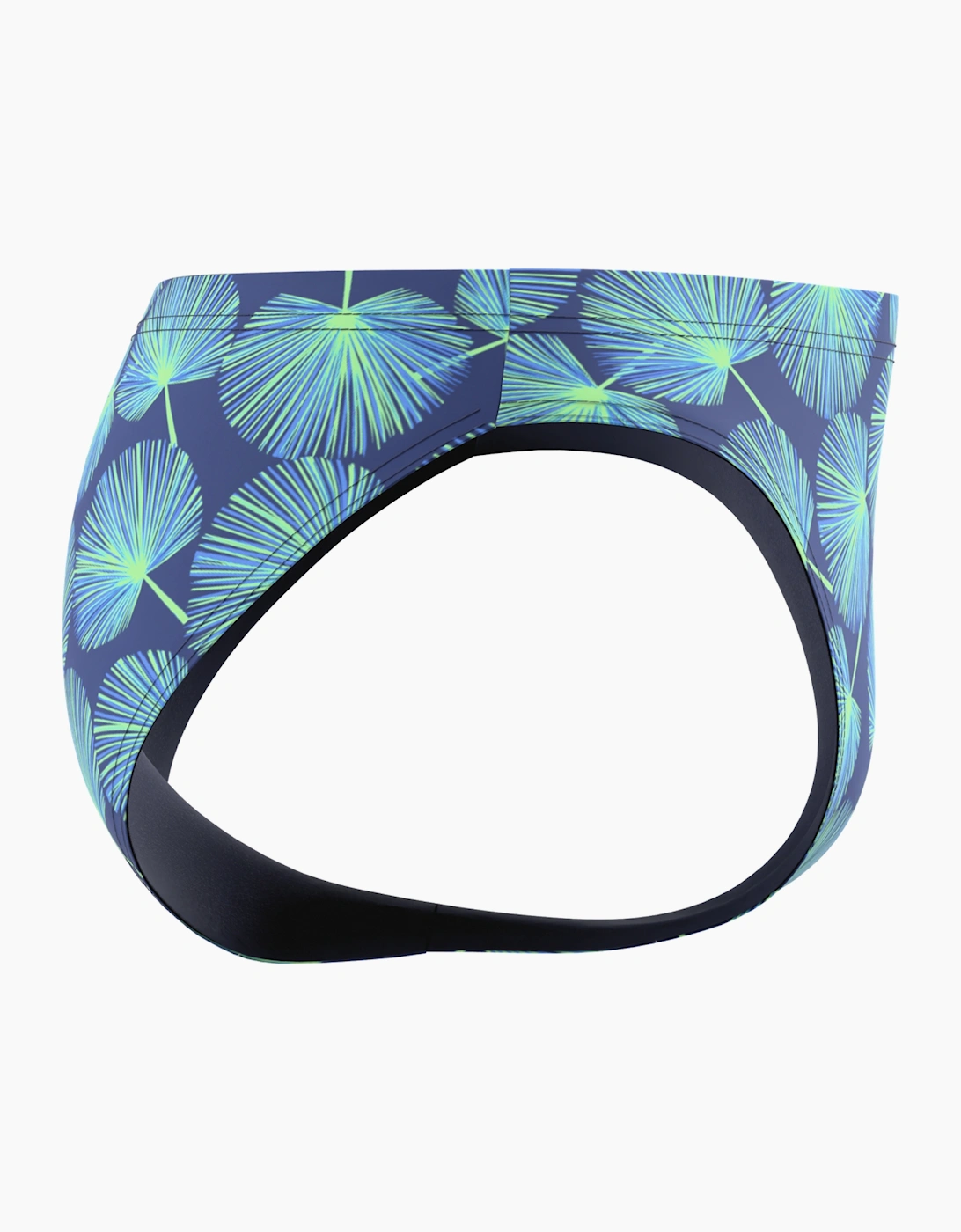 Speedo Mens Beachstar Palm Leaf All-Over Print Swim Briefs