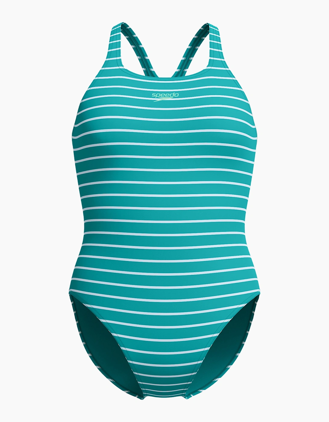 Speedo Womens/Ladies Medalist Striped Endurance+ One Piece Swimsuit