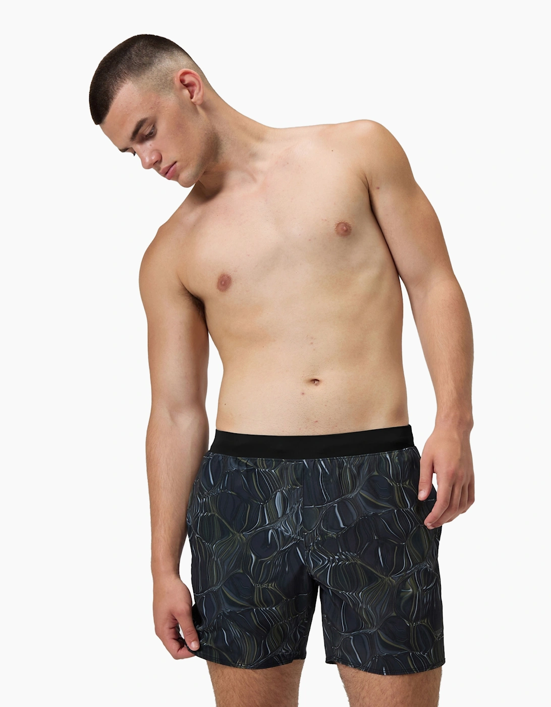 Speedo Mens Lookout Abstract Swim Shorts