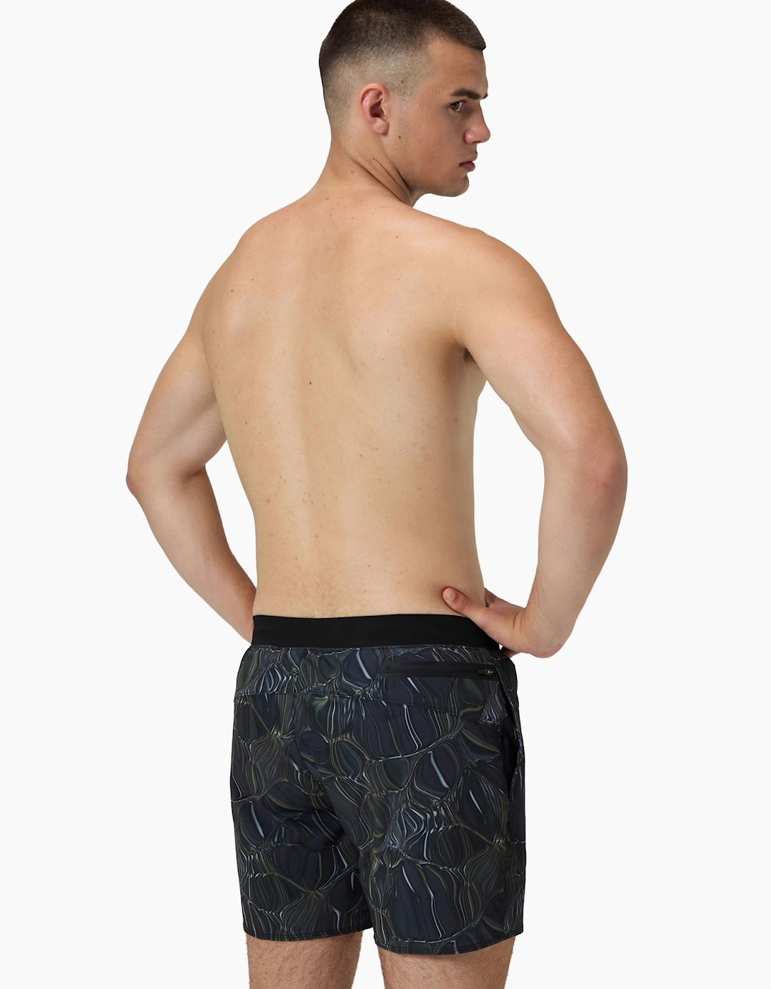 Speedo Mens Lookout Abstract Swim Shorts