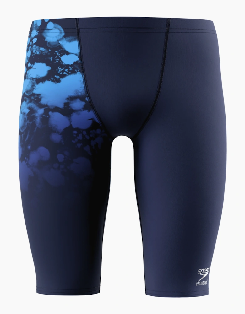 Speedo Mens Placement Splash Endurance+ Jammer Shorts