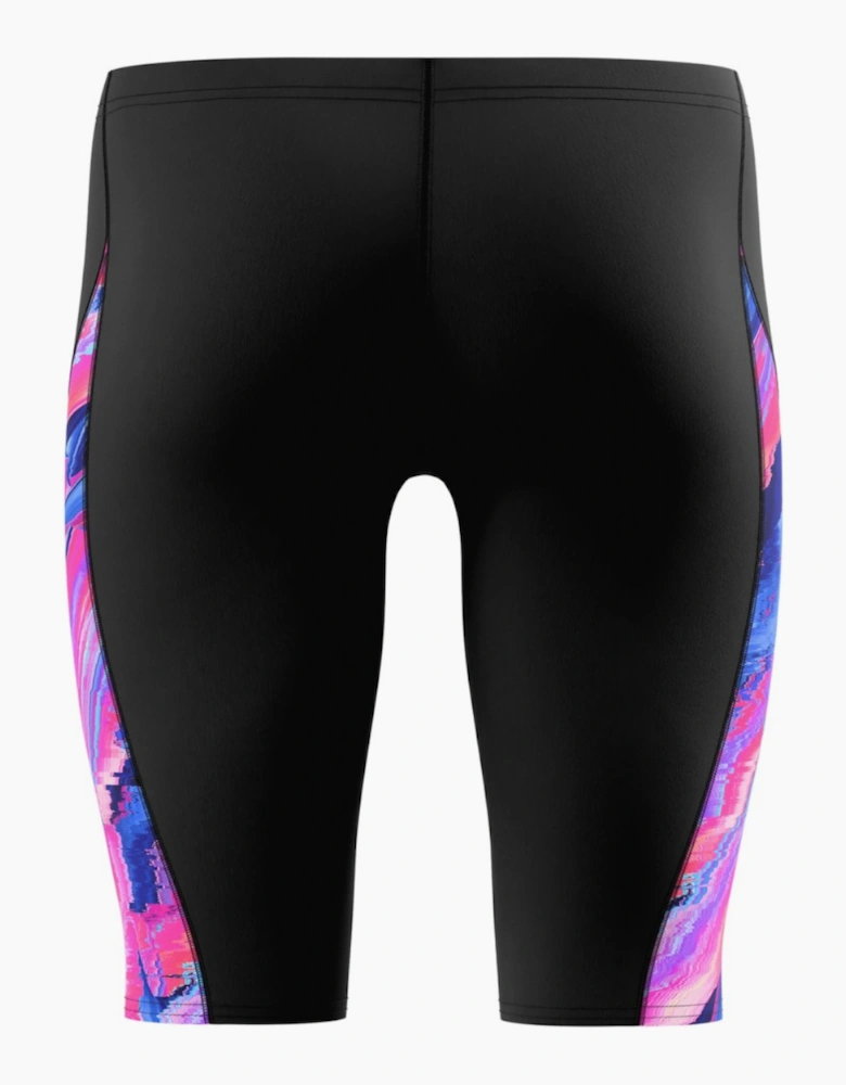 Speedo Mens Spliced Glitch Endurance+ Jammer Shorts