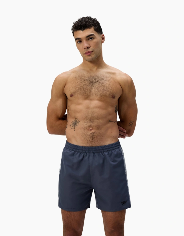 Speedo Mens Hyperboom Splice Stripes Swim Shorts