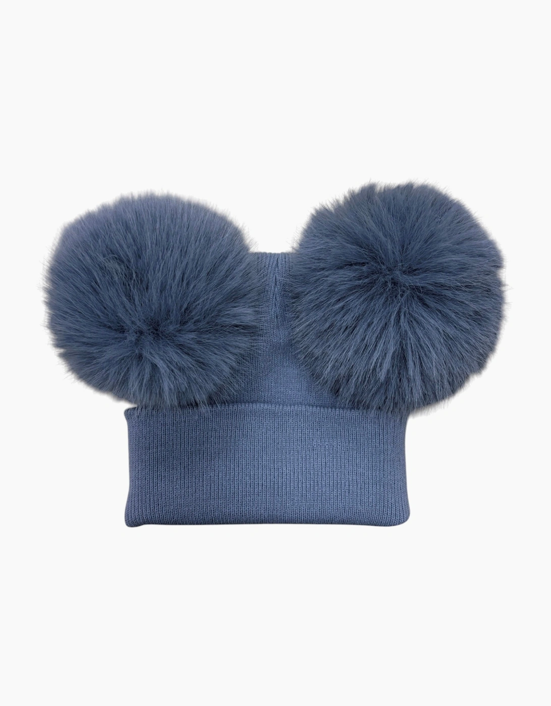 Boys Navy Blue Faux Fur Hat
