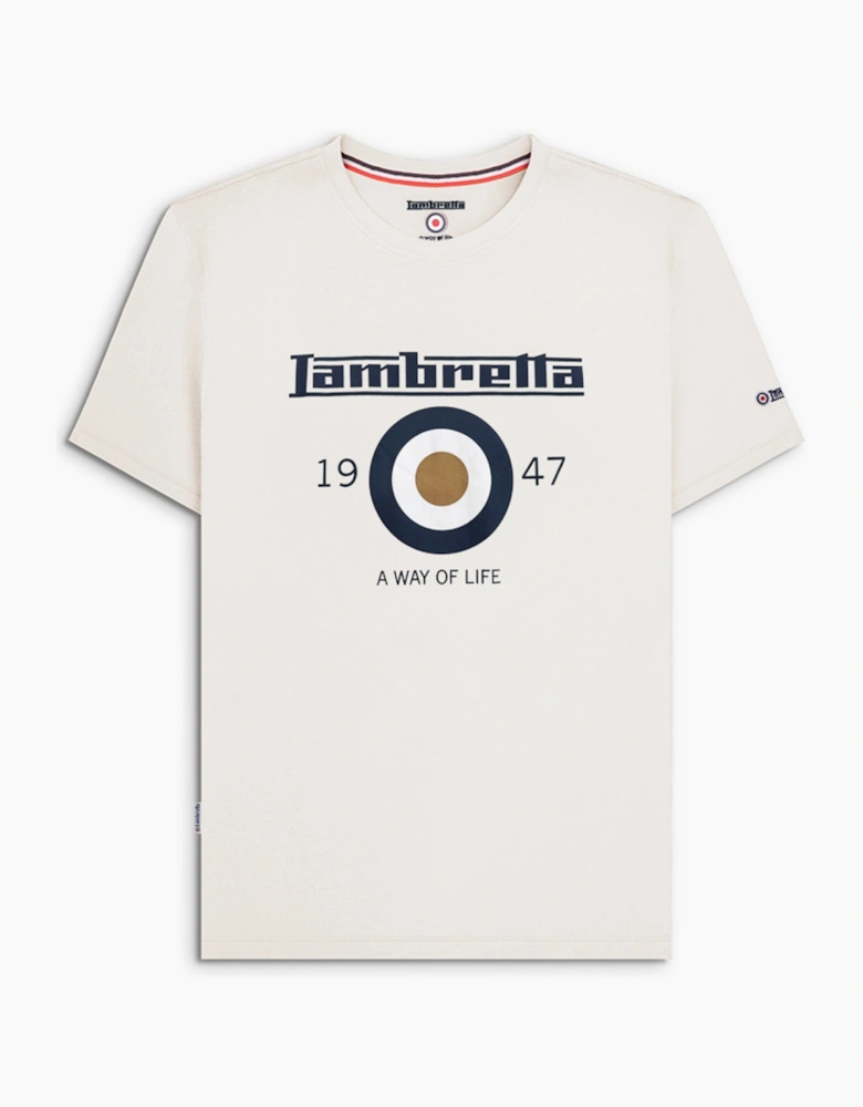 Lambretta Mens Classic Target Short Sleeve T-Shirt