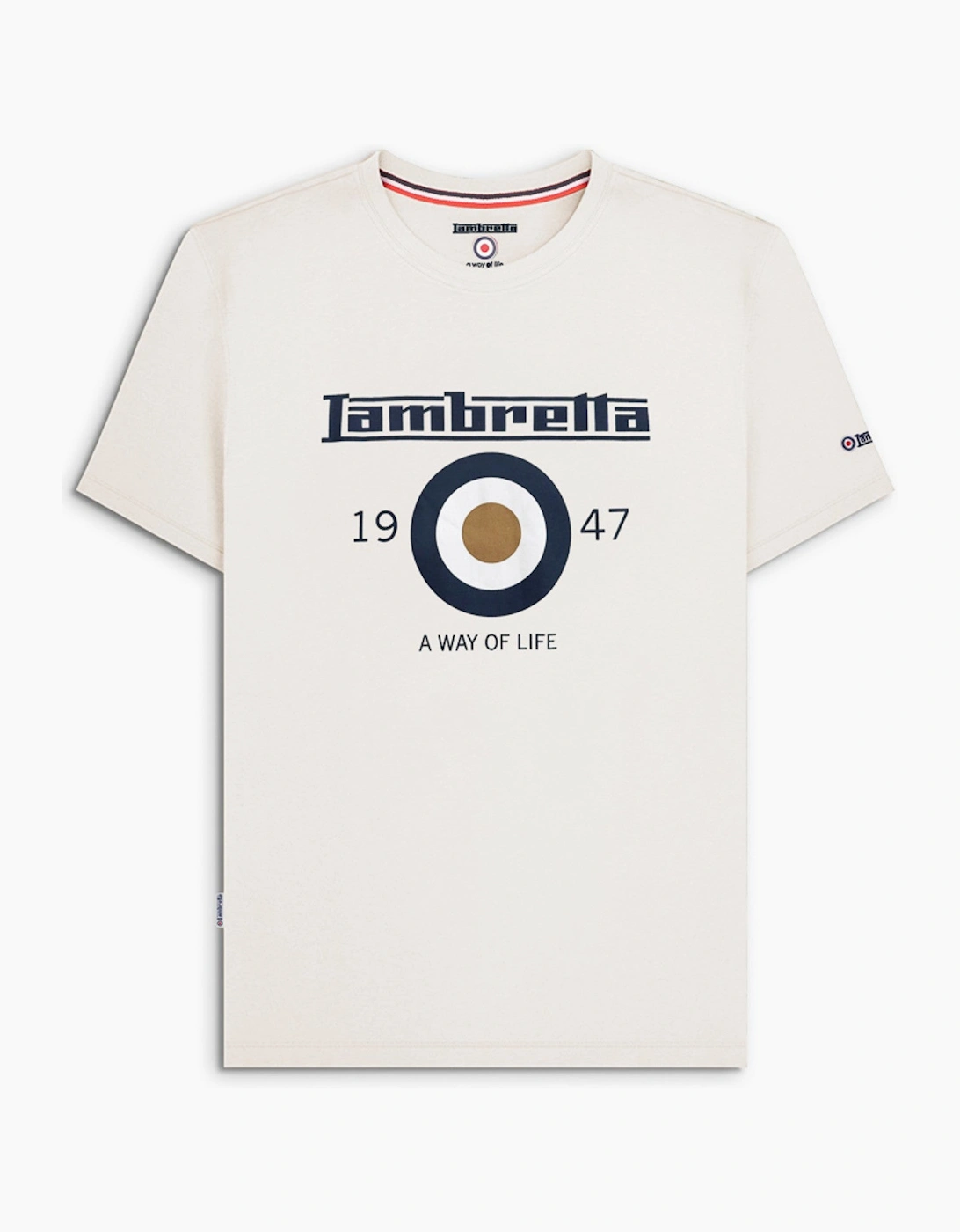 Lambretta Mens Classic Target Short Sleeve T-Shirt
