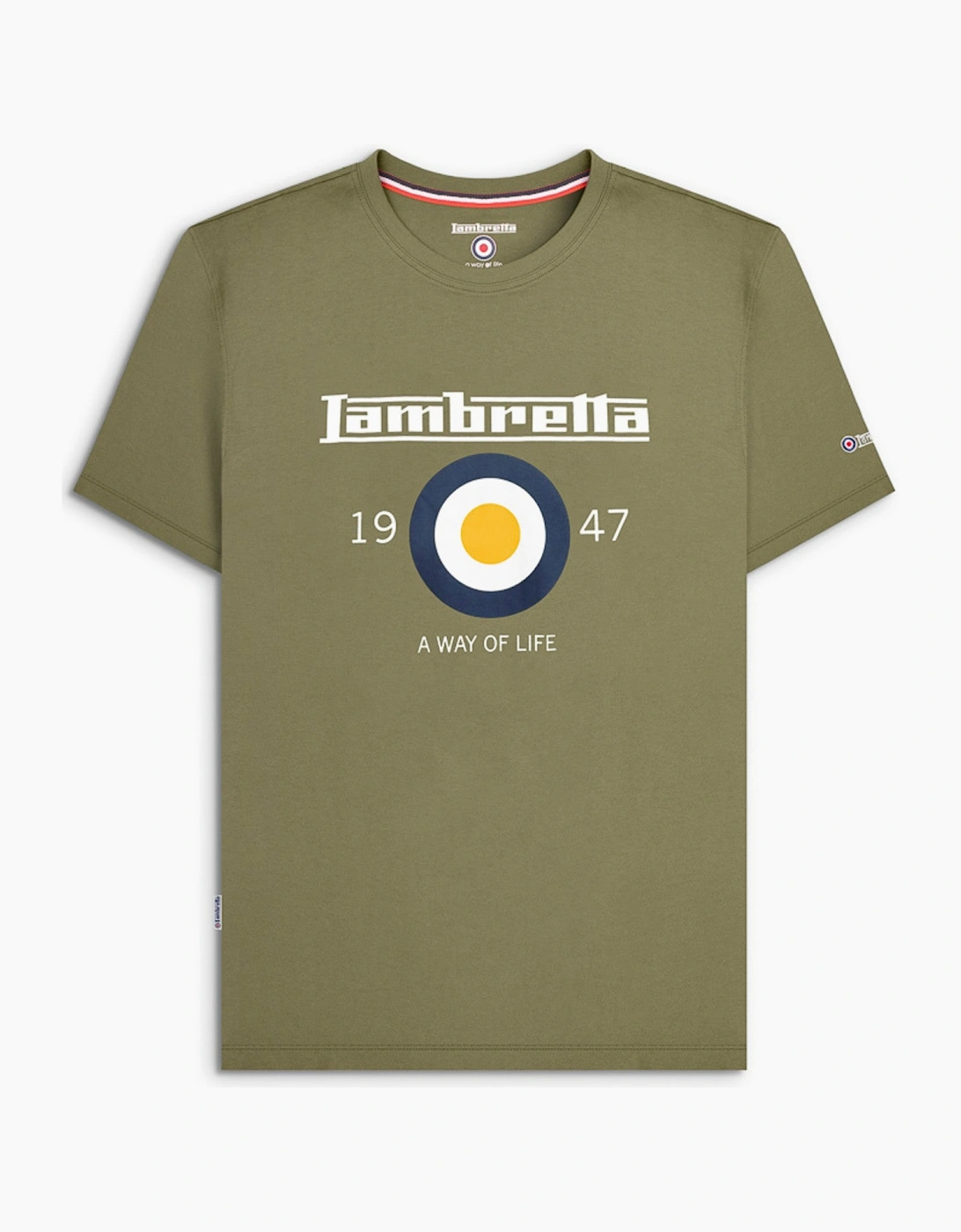 Lambretta Mens Classic Target Short Sleeve T-Shirt