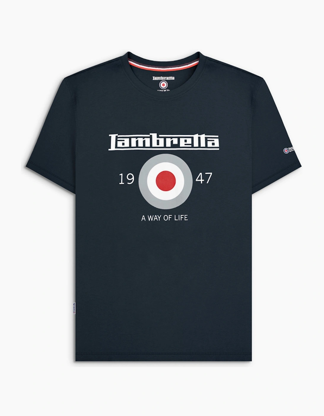 Lambretta Mens Classic Target Short Sleeve T-Shirt