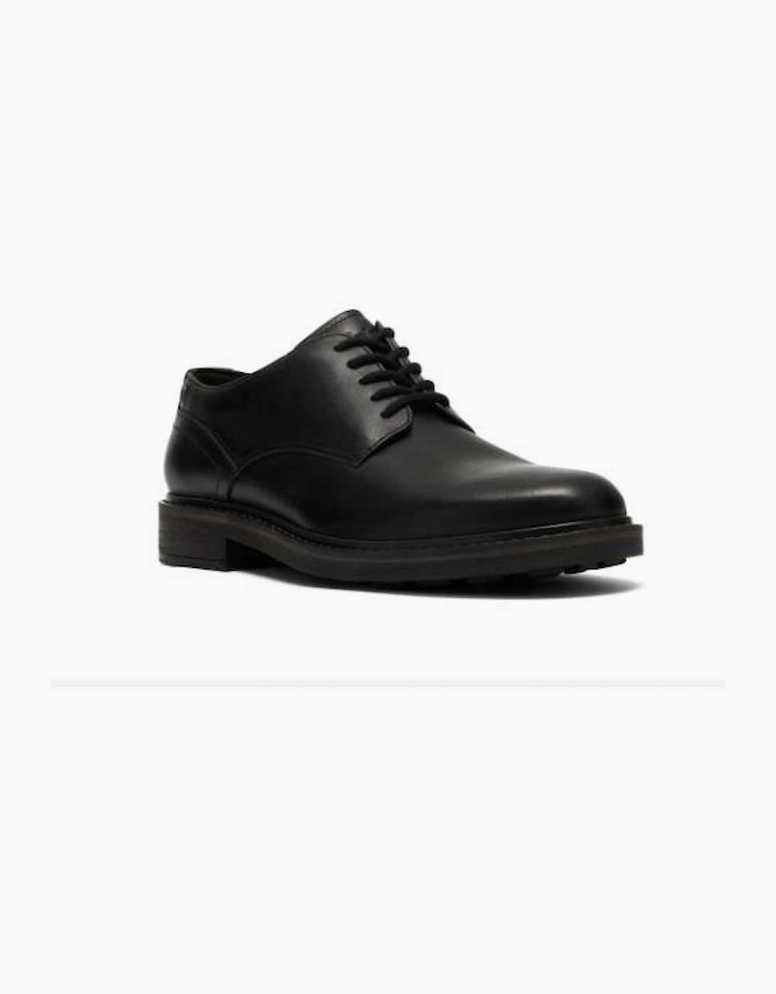 Clarks Newford Lace in black leather