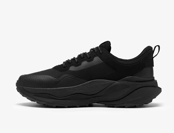 Clarks mens Pace TrailGoWP in Black/Black