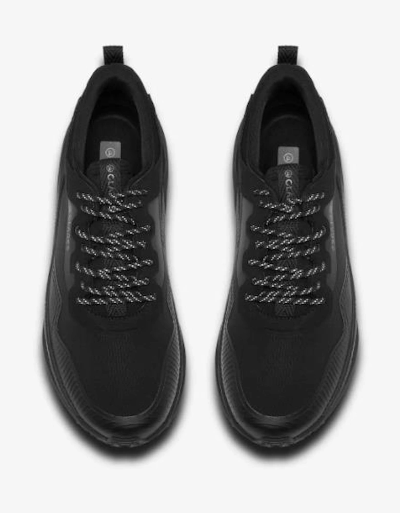 Clarks mens Pace TrailGoWP in Black/Black