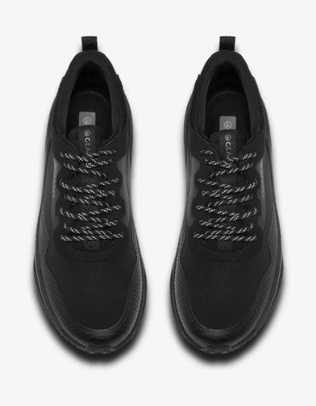 Clarks mens Pace TrailGoWP in Black/Black