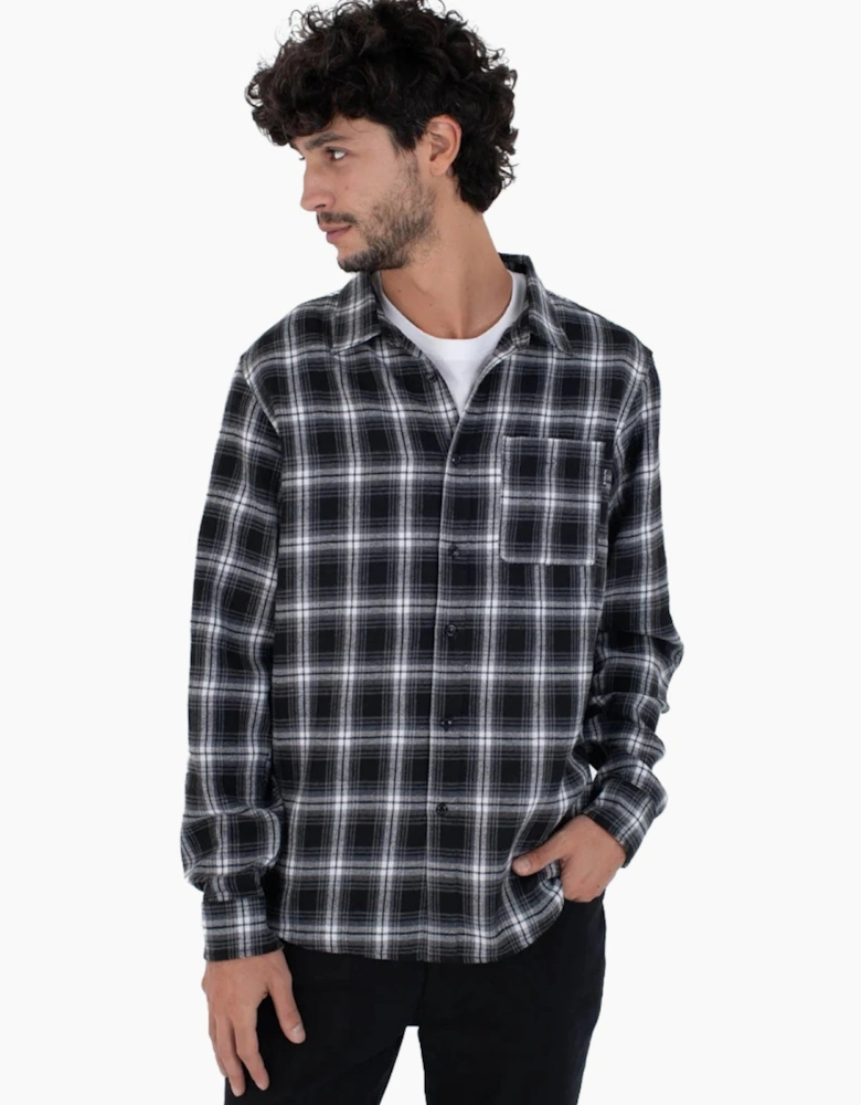 Hurley Mens Axe Flannel Long Sleeve Shirt