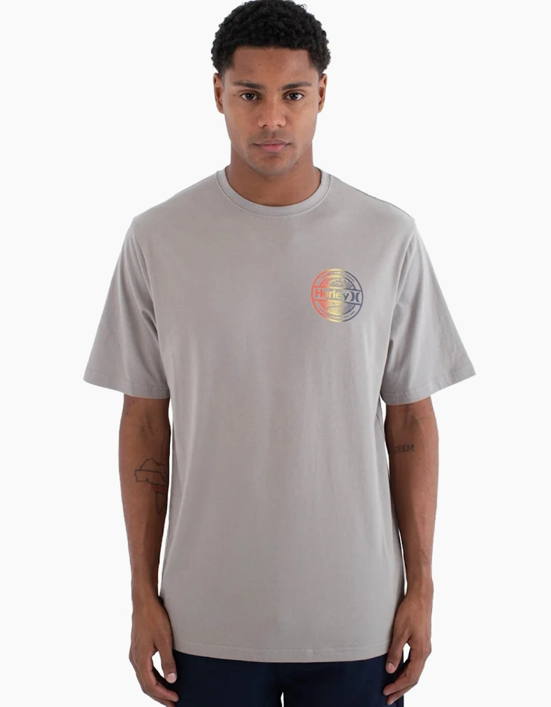 Hurley Mens Printing Press Plantas Short Sleeve T-Shirt