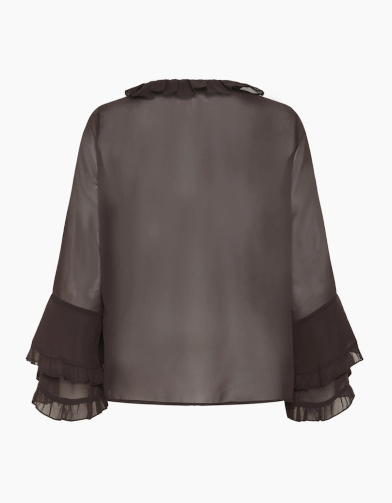 Flouncy blouse in Java