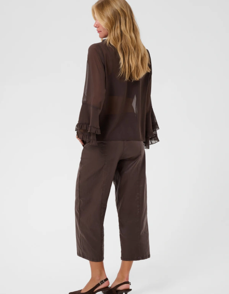 Flouncy blouse in Java