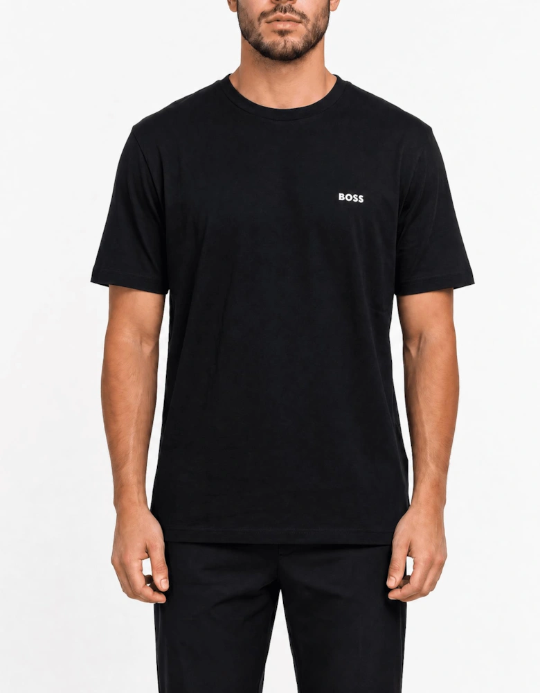 Hugo Boss Active Logo-Print T-Shirt Black