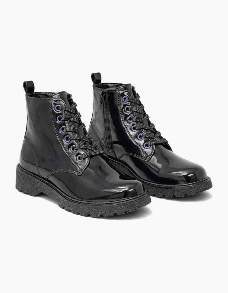 Cipriata HANNAH Girls Ankle Zip Up Boots Black