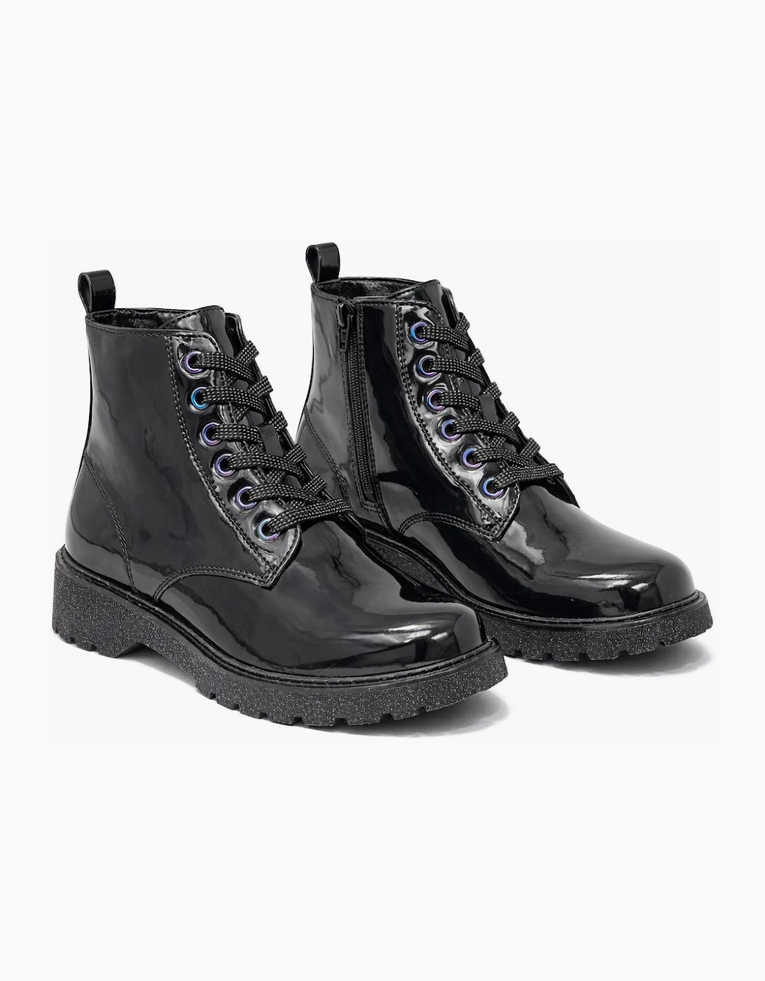 Cipriata HANNAH Girls Ankle Zip Up Boots Black