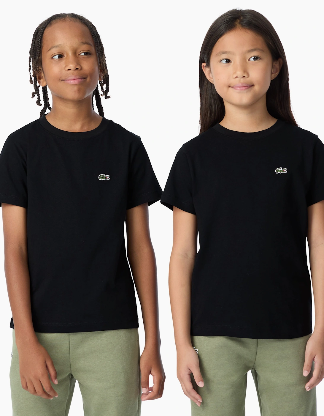 Lacoste Boys Logo T-Shirt in Black