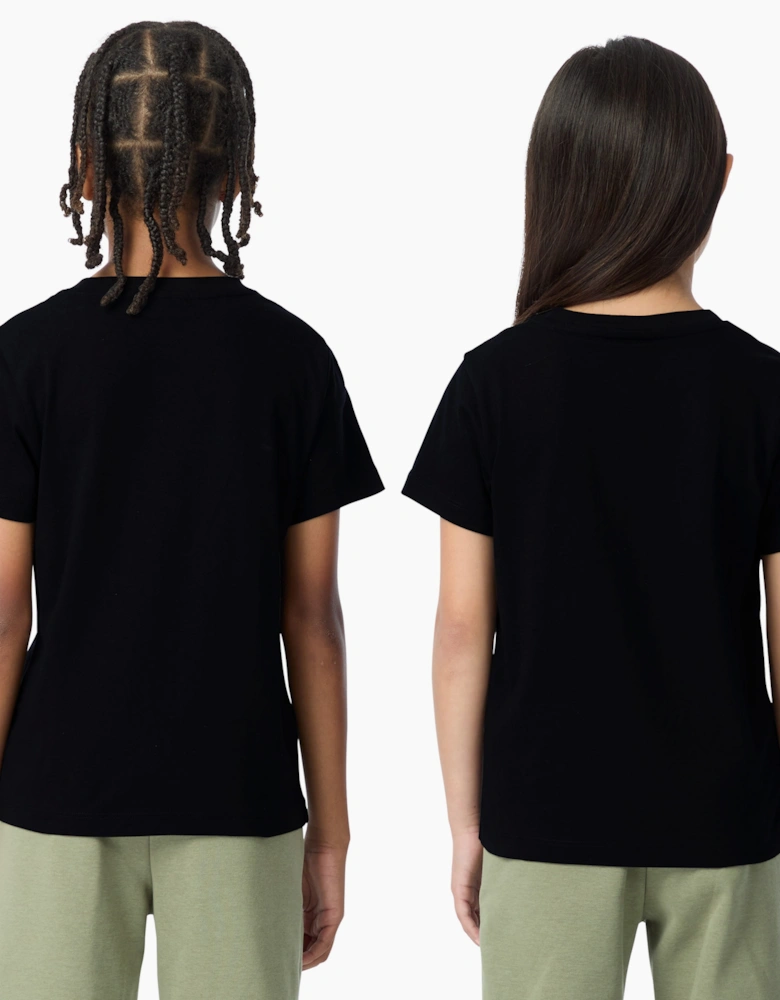 Lacoste Boys Logo T-Shirt in Black