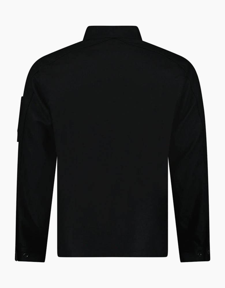 CP Company Felt Lens Overshirt in Black