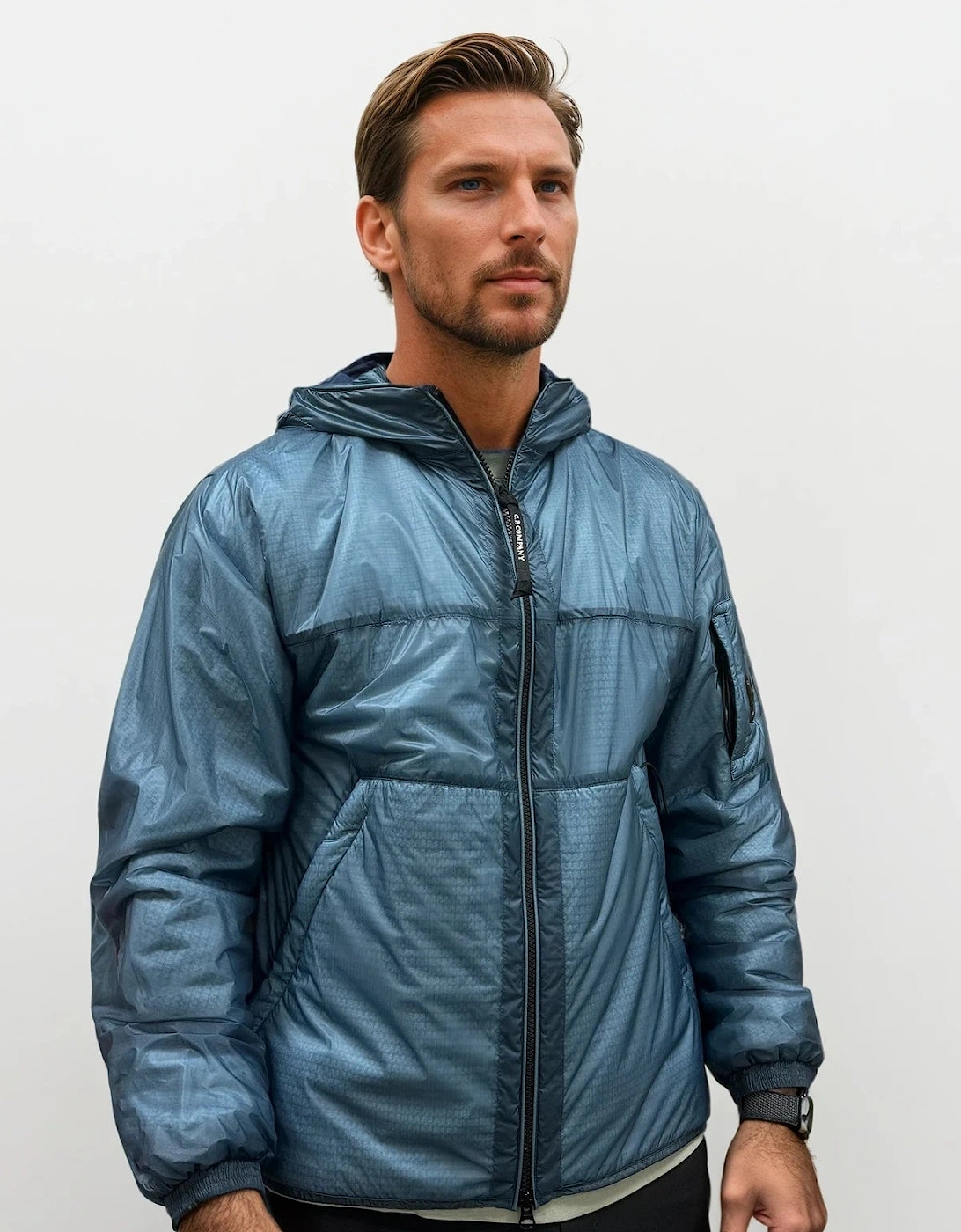 CP Company Nada Shell Jacket in Aegean Blue