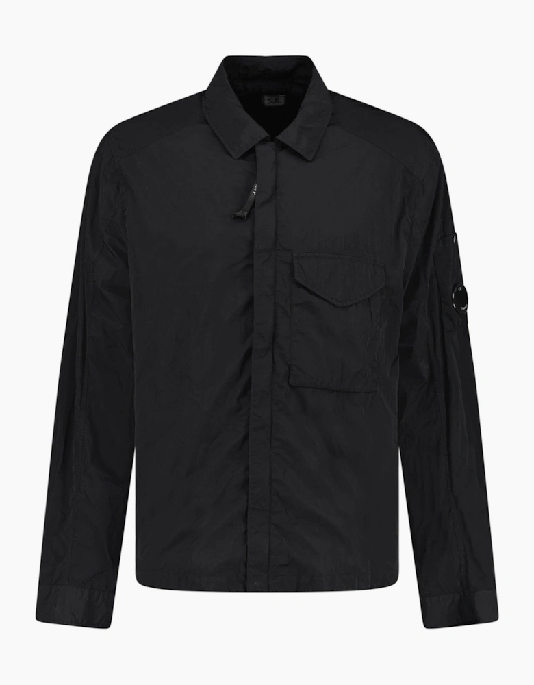 CP Company Lens Chrome-R Zip-Up Jacket Black