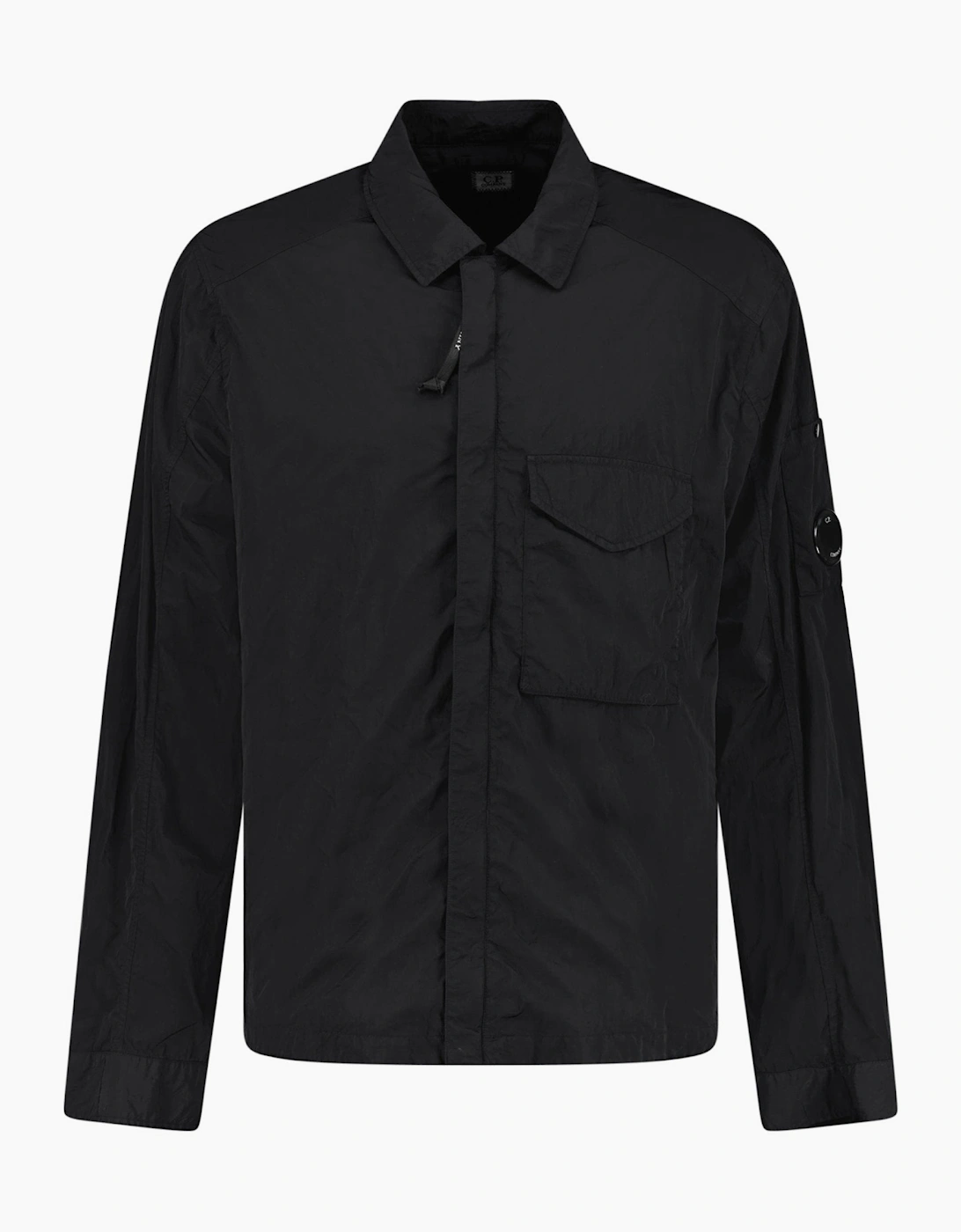 CP Company Lens Chrome-R Zip-Up Jacket Black