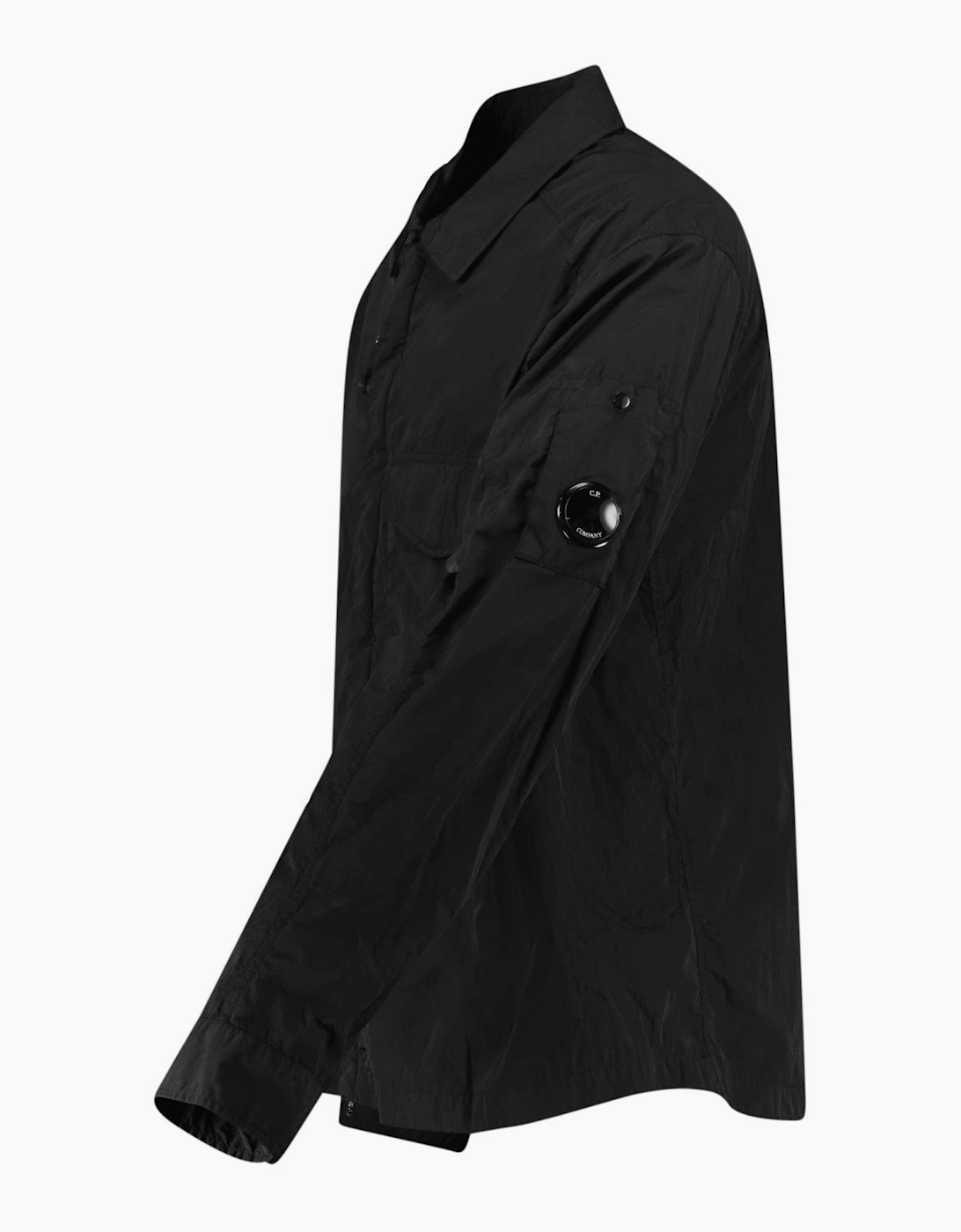 CP Company Lens Chrome-R Zip-Up Jacket Black