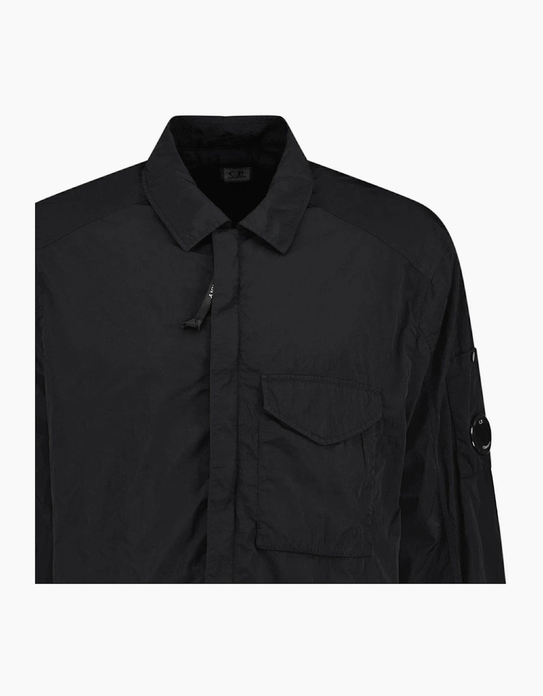 CP Company Lens Chrome-R Zip-Up Jacket Black