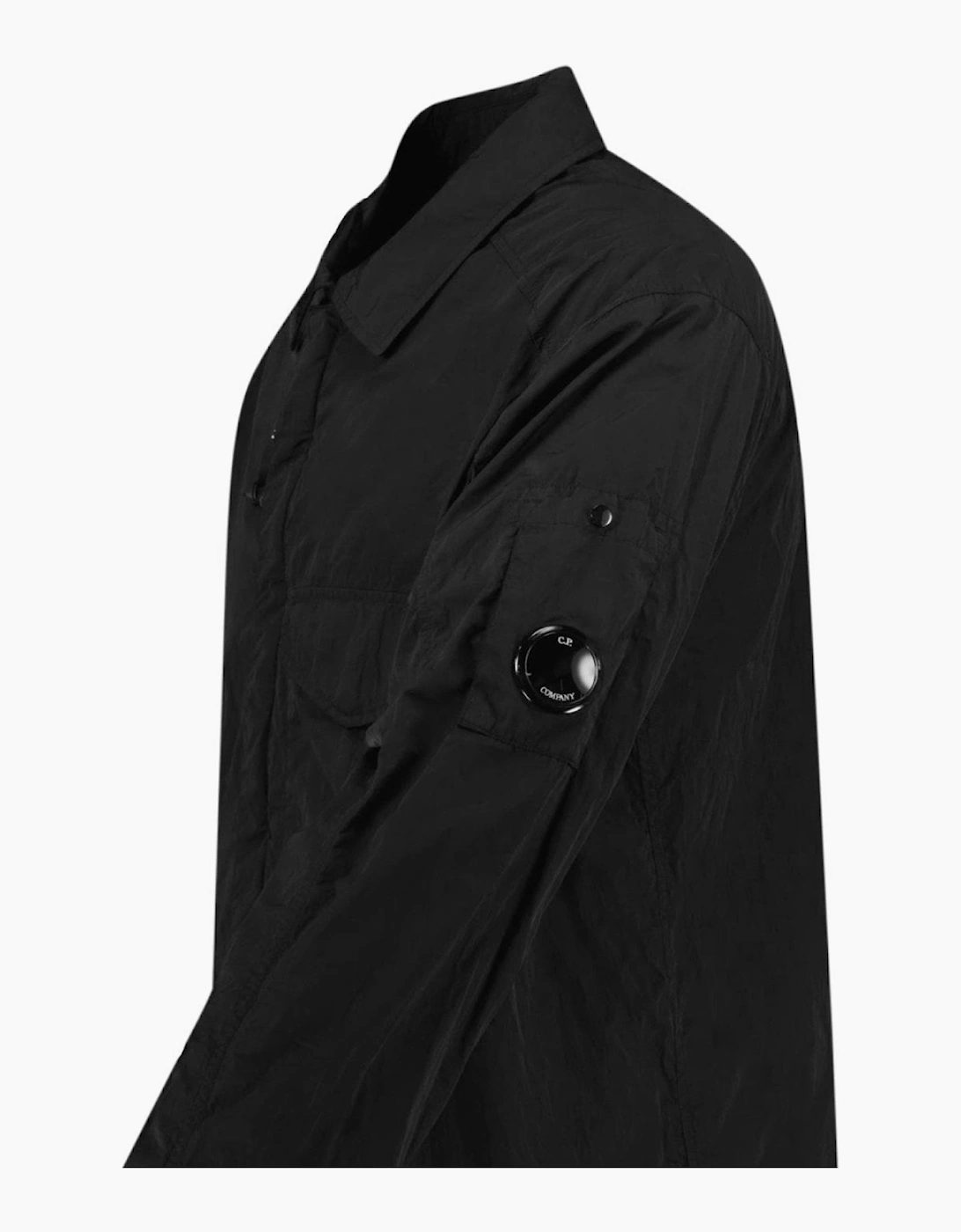 CP Company Lens Chrome-R Zip-Up Jacket Black