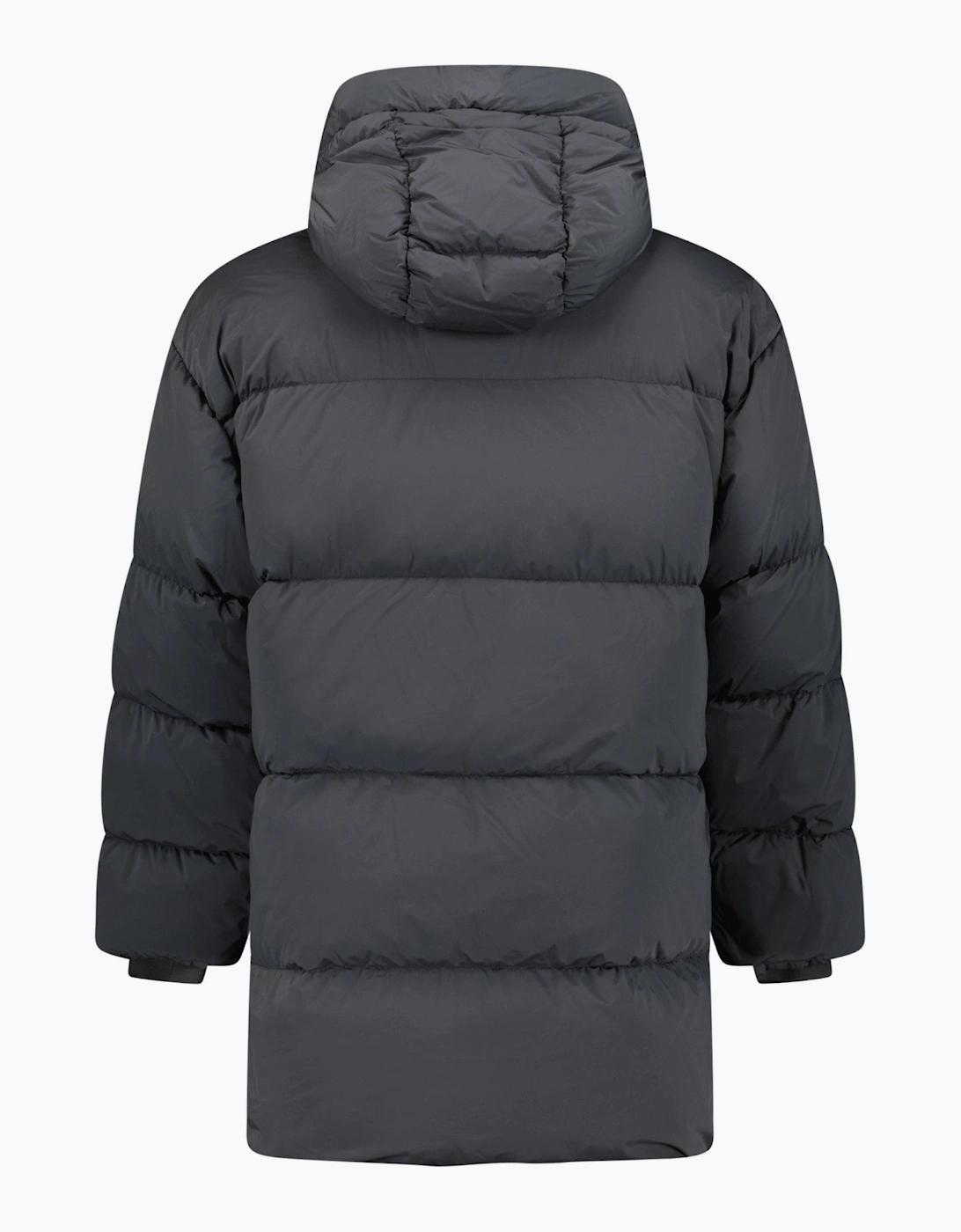 CP Company Nycra-R Hooded Long Down Jacket Dark Shadow