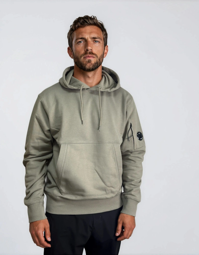 CP Company Micro Lens Diagonal Raised Hoodie Fallen Rock