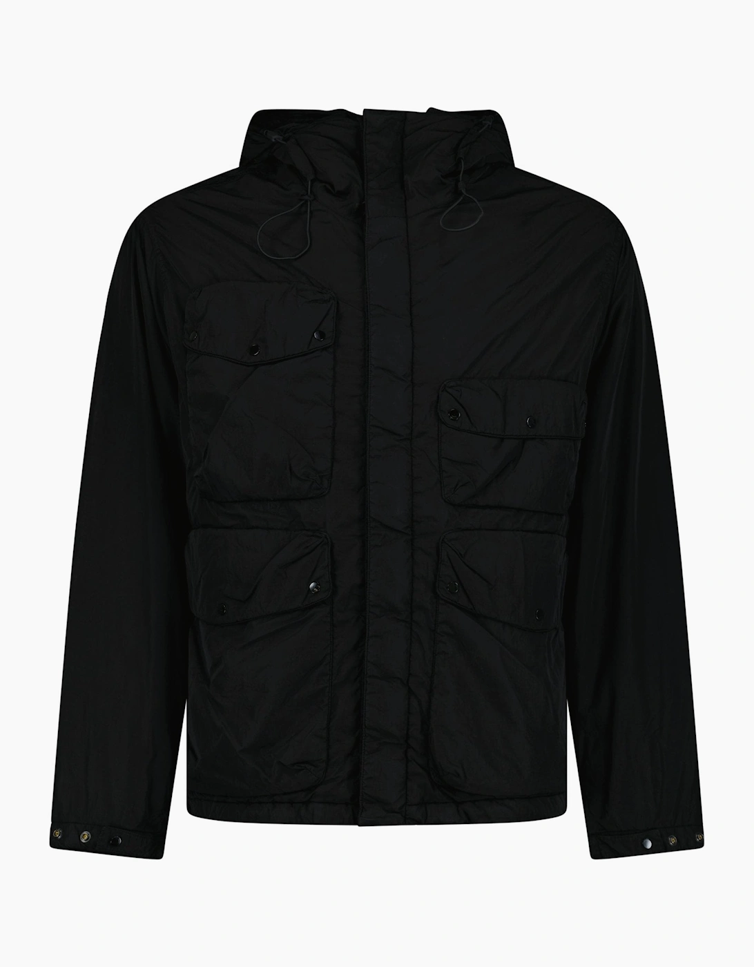 CP Company Chrome-R Padded Goggle Jacket in Black