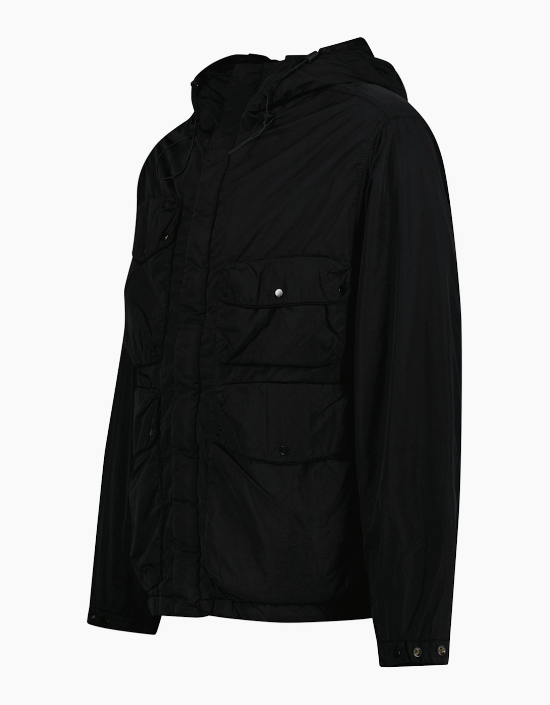 CP Company Chrome-R Padded Goggle Jacket in Black