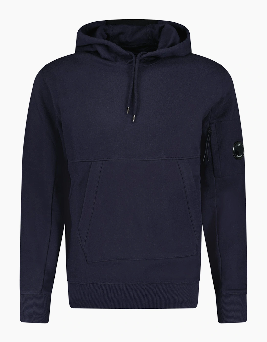 CP Company Micro Lens Diagonal Raised Hoodie Navy