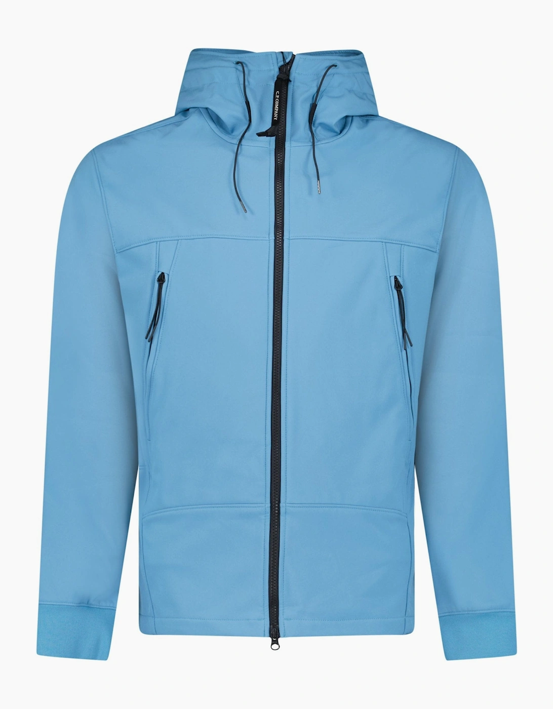 CP Company Men's CP Company Shell-R Fleece Goggle Jacket Aegean Blue