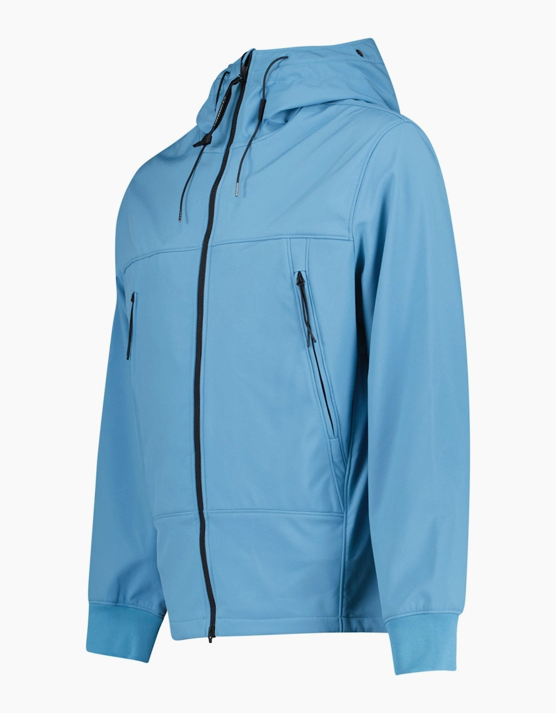 CP Company Shell-R Fleece Goggle Jacket Aegean Blue