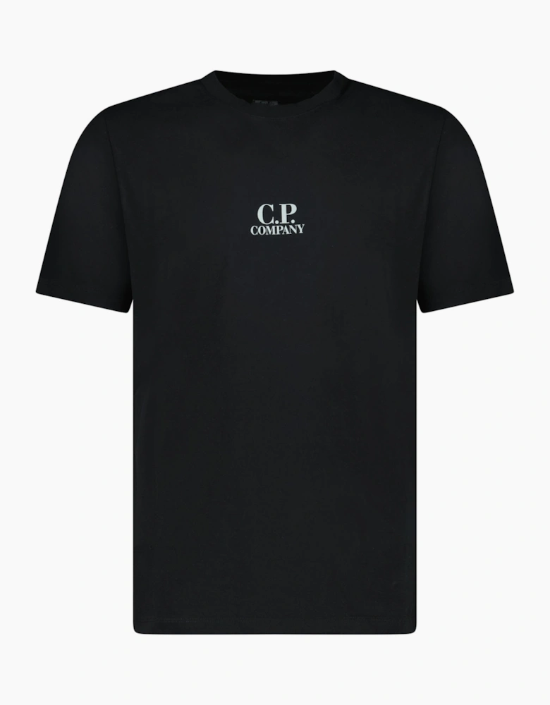 CP Company British Sailor Logo 30/1 T-Shirt in Black
