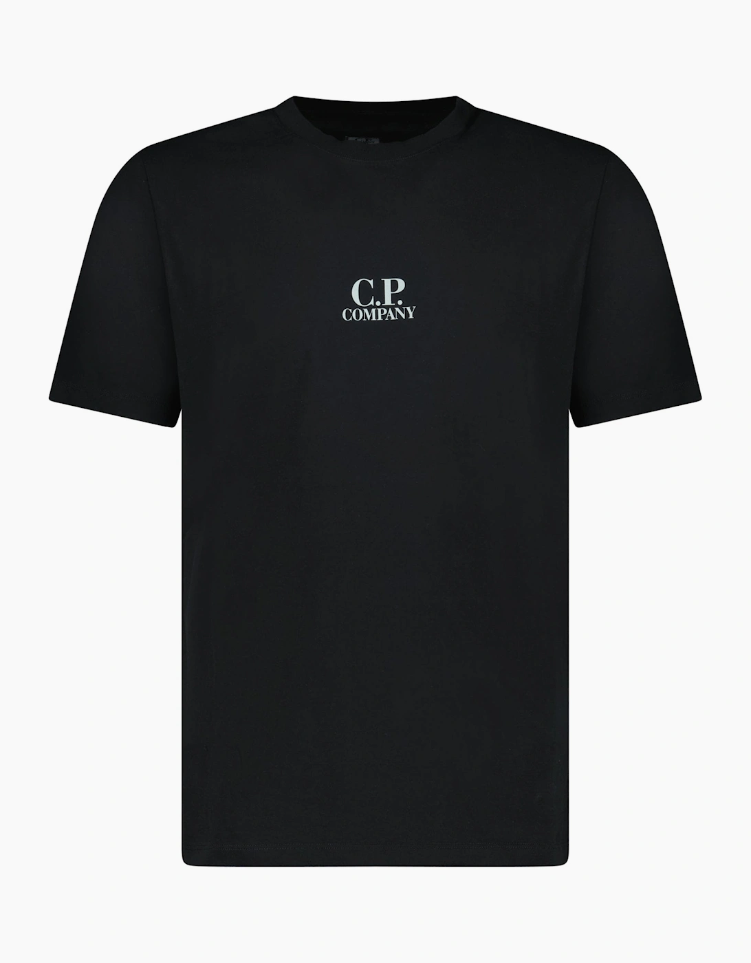 CP Company British Sailor Logo 30/1 T-Shirt in Black