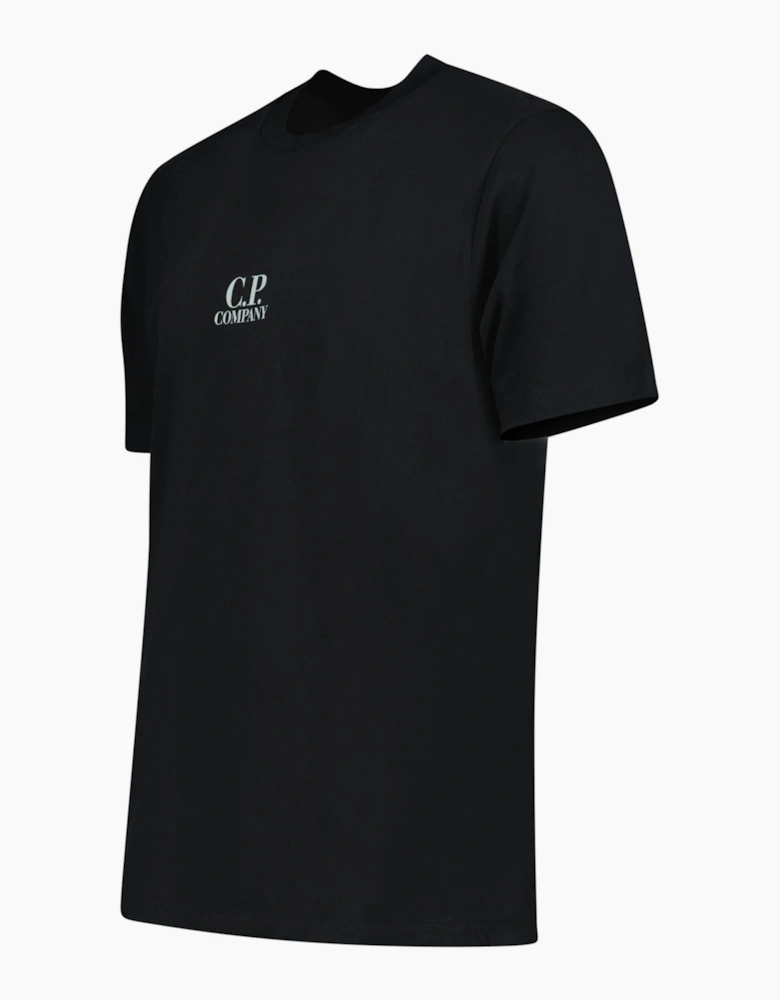 CP Company British Sailor Logo 30/1 T-Shirt in Black