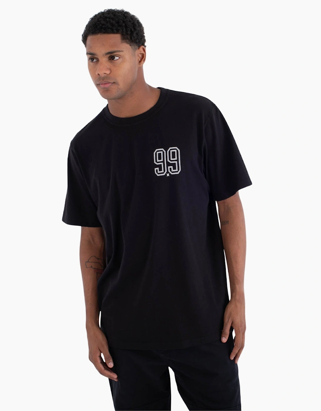 Hurley Mens Sider BP Reversible Short Sleeve T-Shirt