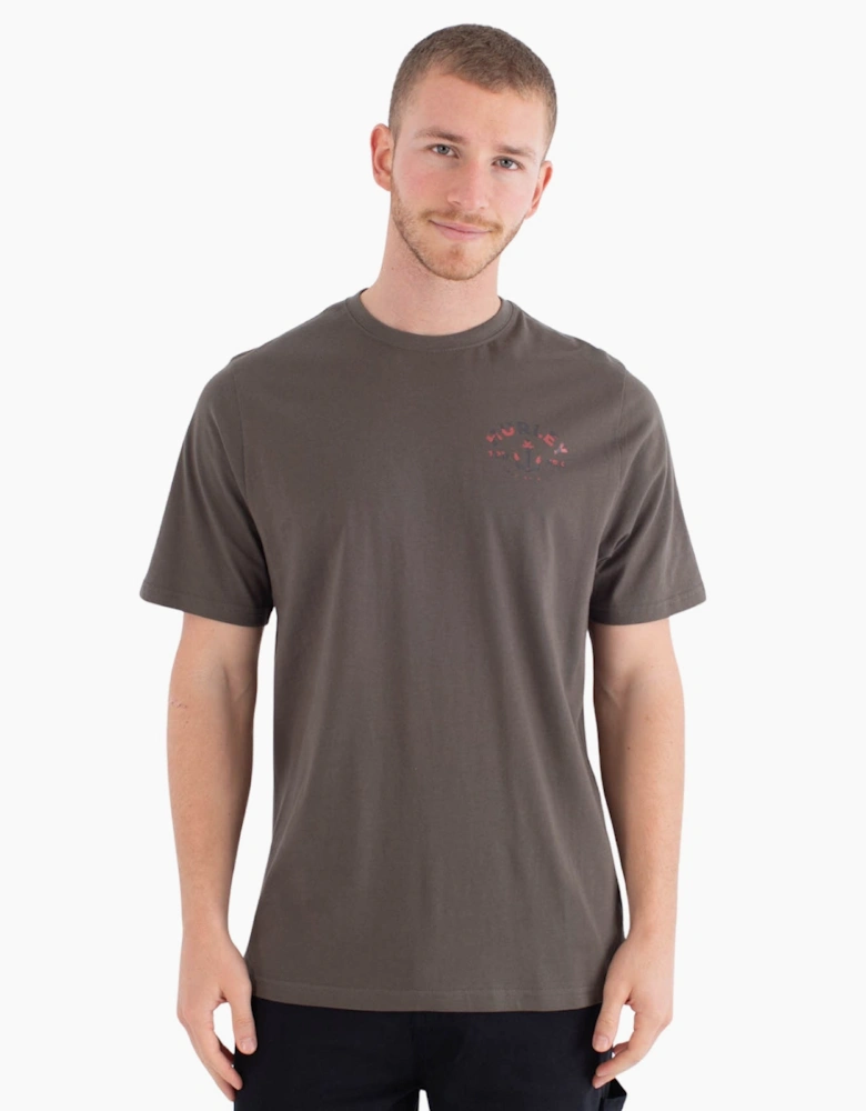 Hurley Mens Printing Press Extrats Short Sleeve T-Shirt
